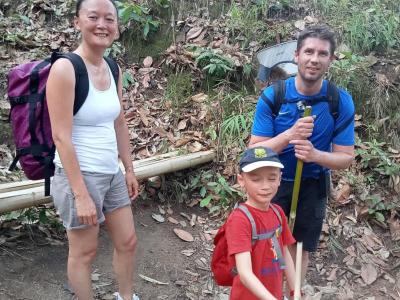 Frederic and family | Chiang Mai Trekking | Das beste Trekking in Chiang Mai mit Piroon Nantaya